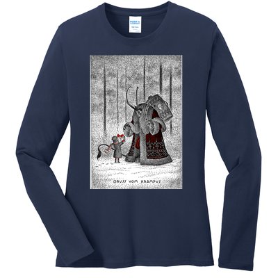 A Gift For Krampus Ladies Long Sleeve Shirt