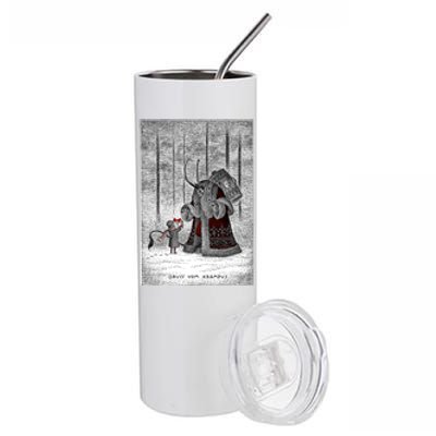 A Gift For Krampus Stainless Steel Tumbler