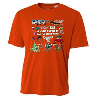 A Griswold Family Christmas Pajamas Holiday Xmas Cooling Performance Crew T-Shirt