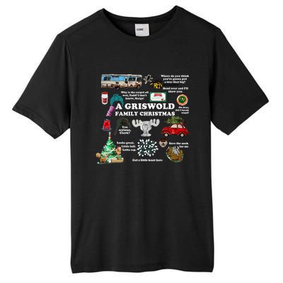 A Griswold Family Christmas Pajamas Holiday Xmas Tall Fusion ChromaSoft Performance T-Shirt