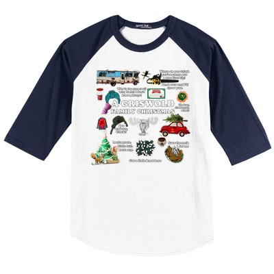 A Griswold Family Christmas Pajamas Holiday Xmas Baseball Sleeve Shirt