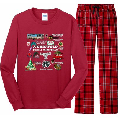 A Griswold Family Christmas Pajamas Holiday Xmas Long Sleeve Pajama Set