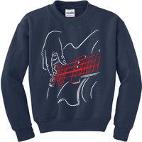 Acoustic Guitar Guitarist Shirts Bass Player Musician Gift Kids Sweatshirt