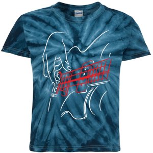 Acoustic Guitar Guitarist Shirts Bass Player Musician Gift Kids Tie-Dye T-Shirt