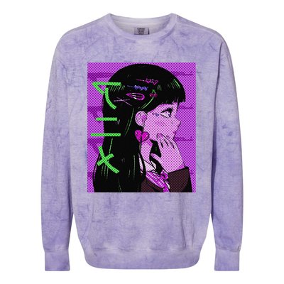 Anime Girl Gift Japan Culture Manga Comics Kawaii Colorblast Crewneck Sweatshirt