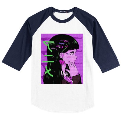 Anime Girl Gift Japan Culture Manga Comics Kawaii Baseball Sleeve Shirt