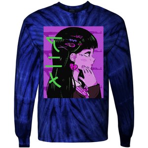 Anime Girl Gift Japan Culture Manga Comics Kawaii Tie-Dye Long Sleeve Shirt