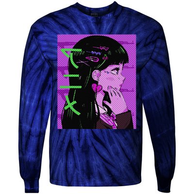 Anime Girl Gift Japan Culture Manga Comics Kawaii Tie-Dye Long Sleeve Shirt