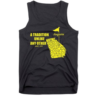 Augusta Georgia Golfing Golf In April Tank Top