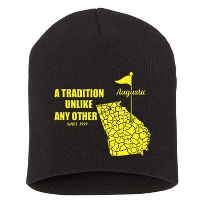 Augusta Georgia Golfing Golf In April Short Acrylic Beanie