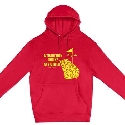 Augusta Georgia Golfing Golf In April Premium Pullover Hoodie