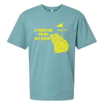 Augusta Georgia Golfing Golf In April Sueded Cloud Jersey T-Shirt