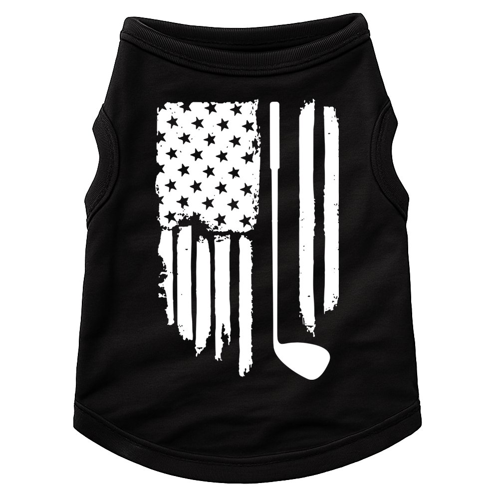 American Golf Game Golf Lover Gift Doggie Tank