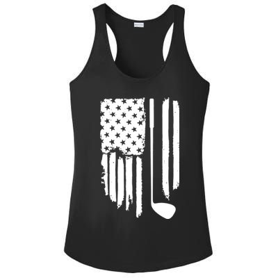 American Golf Game Golf Lover Gift Ladies PosiCharge Competitor Racerback Tank