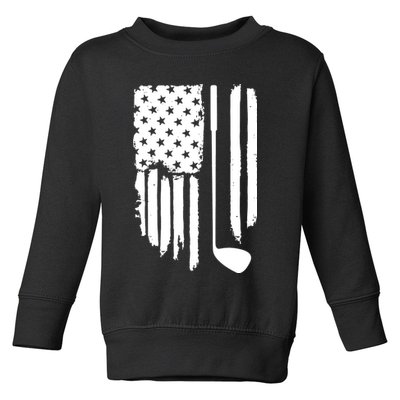 American Golf Game Golf Lover Gift Toddler Sweatshirt