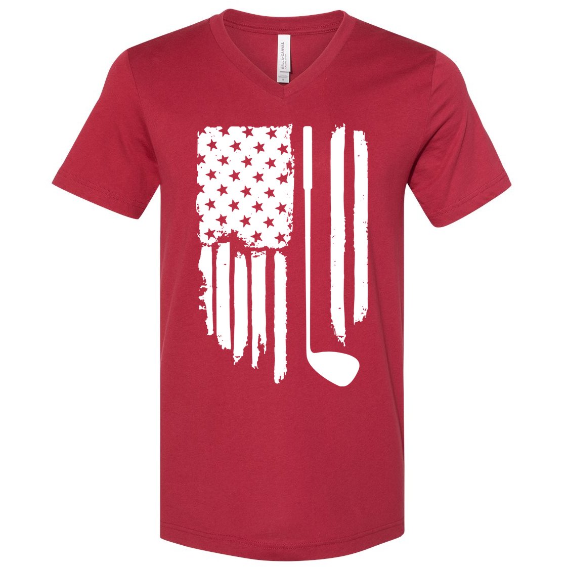 American Golf Game Golf Lover Gift V-Neck T-Shirt