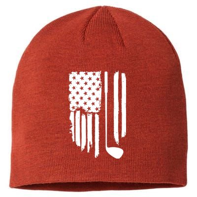 American Golf Game Golf Lover Gift Sustainable Beanie