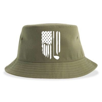 American Golf Game Golf Lover Gift Sustainable Bucket Hat