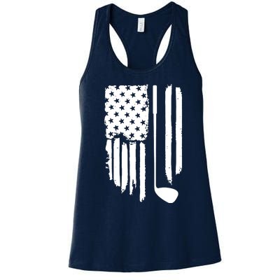 American Golf Game Golf Lover Gift Women's Racerback Tank