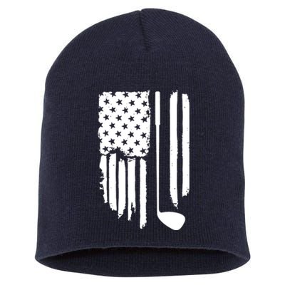 American Golf Game Golf Lover Gift Short Acrylic Beanie