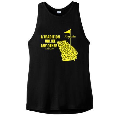 Augusta Georgia Golfing Ladies PosiCharge Tri-Blend Wicking Tank