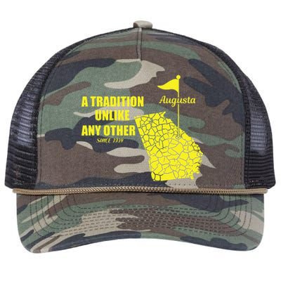 Augusta Georgia Golfing Retro Rope Trucker Hat Cap