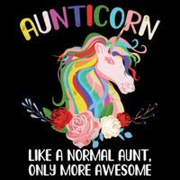 Aunticorn Great Gift Unicorn For Aunties Design Funny Gift Backpack