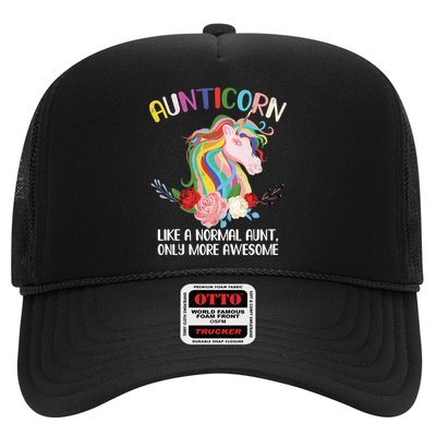 Aunticorn Great Gift Unicorn For Aunties Design Funny Gift Trucker Hat