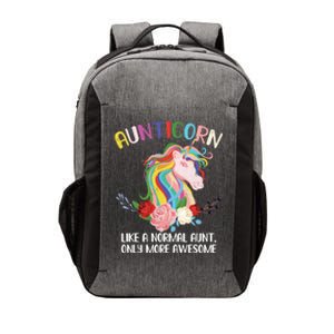 Aunticorn Great Gift Unicorn For Aunties Design Funny Gift Vector Backpack