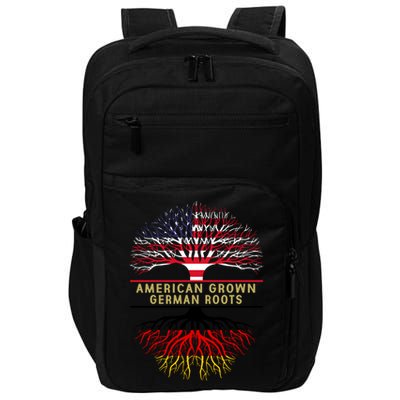 American Grown Ger Roots America Gery Tree Flag Gift Impact Tech Backpack