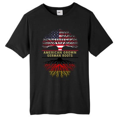 American Grown Ger Roots America Gery Tree Flag Gift Tall Fusion ChromaSoft Performance T-Shirt