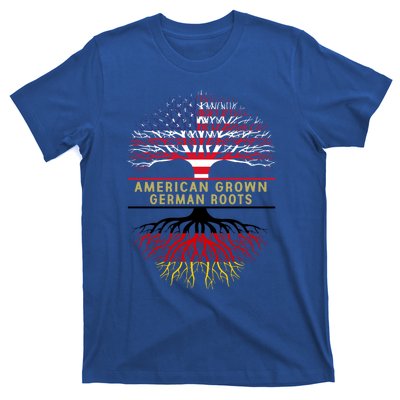 American Grown Ger Roots America Gery Tree Flag Gift T-Shirt