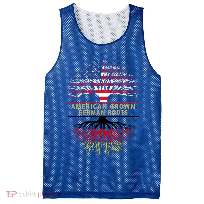 American Grown Ger Roots America Gery Tree Flag Gift Mesh Reversible Basketball Jersey Tank