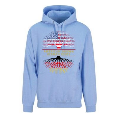 American Grown Ger Roots America Gery Tree Flag Gift Unisex Surf Hoodie