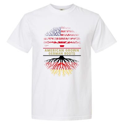 American Grown Ger Roots America Gery Tree Flag Gift Garment-Dyed Heavyweight T-Shirt