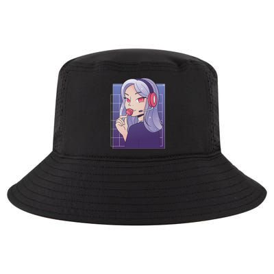 Anime Gamer Girl Lollipop Cute Cool Comfort Performance Bucket Hat