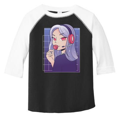 Anime Gamer Girl Lollipop Cute Toddler Fine Jersey T-Shirt