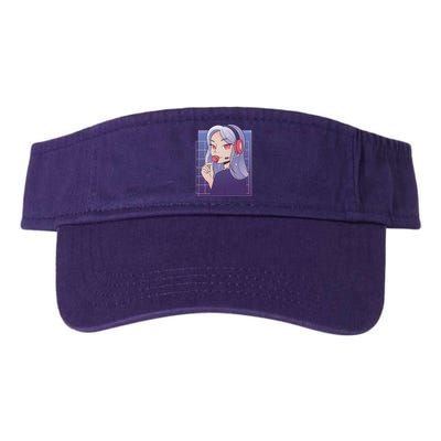 Anime Gamer Girl Lollipop Cute Visor