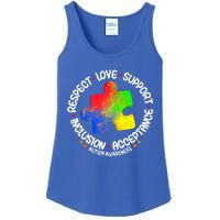 Autism Great Gift Respect Love Support Autism Awareness Cool Gift Ladies Essential Tank