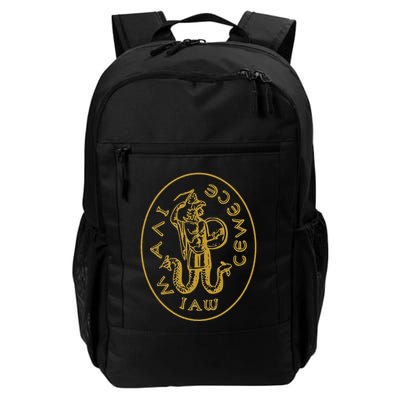 Abraxas Gnostic God Amulet Templar Gnosticism Backpack