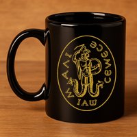 Abraxas Gnostic God Amulet Templar Gnosticism 11oz C Handle Ceramic Mug
