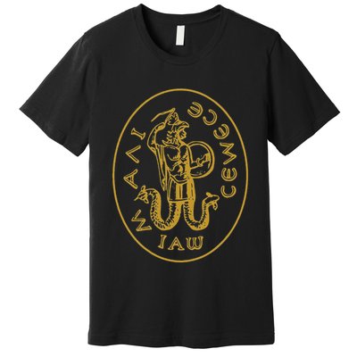 Abraxas Gnostic God Amulet Templar Gnosticism Premium T-Shirt
