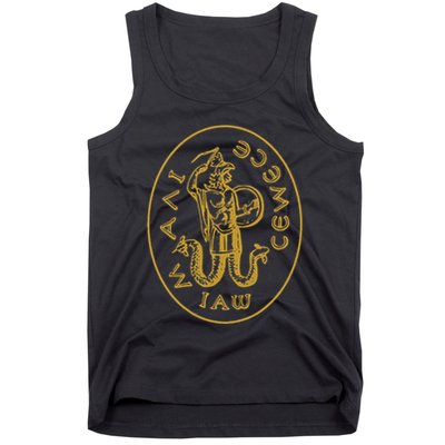 Abraxas Gnostic God Amulet Templar Gnosticism Tank Top