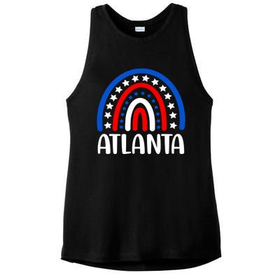 Atlanta Georgia Gift I Love Atlanta Georgia Usa Gift Ladies PosiCharge Tri-Blend Wicking Tank