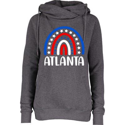 Atlanta Georgia Gift I Love Atlanta Georgia Usa Gift Womens Funnel Neck Pullover Hood