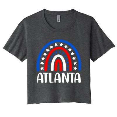 Atlanta Georgia Gift I Love Atlanta Georgia Usa Gift Women's Crop Top Tee