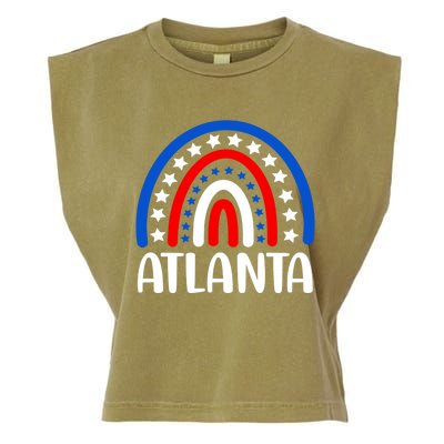 Atlanta Georgia Gift I Love Atlanta Georgia Usa Gift Garment-Dyed Women's Muscle Tee