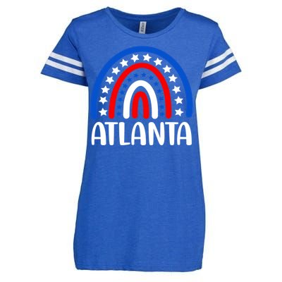 Atlanta Georgia Gift I Love Atlanta Georgia Usa Gift Enza Ladies Jersey Football T-Shirt