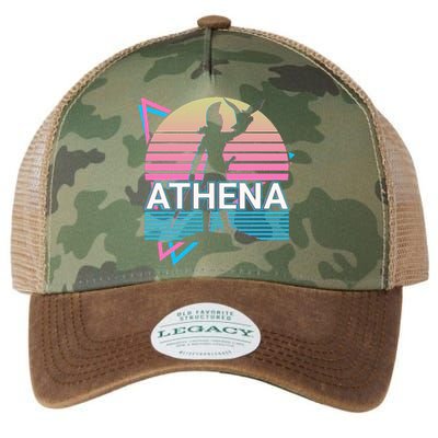 Athena Greek Goddess Of Wisdom And War Legacy Tie Dye Trucker Hat