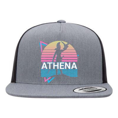 Athena Greek Goddess Of Wisdom And War Flat Bill Trucker Hat